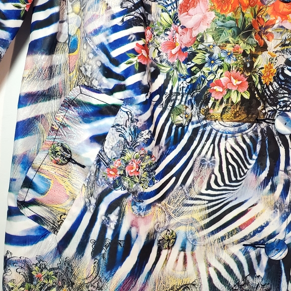 Etoile Du Monde Multicolor Button Jacket - Picture 6 of 16